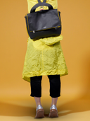 Leder Damentasche Franka Grau/Rosa